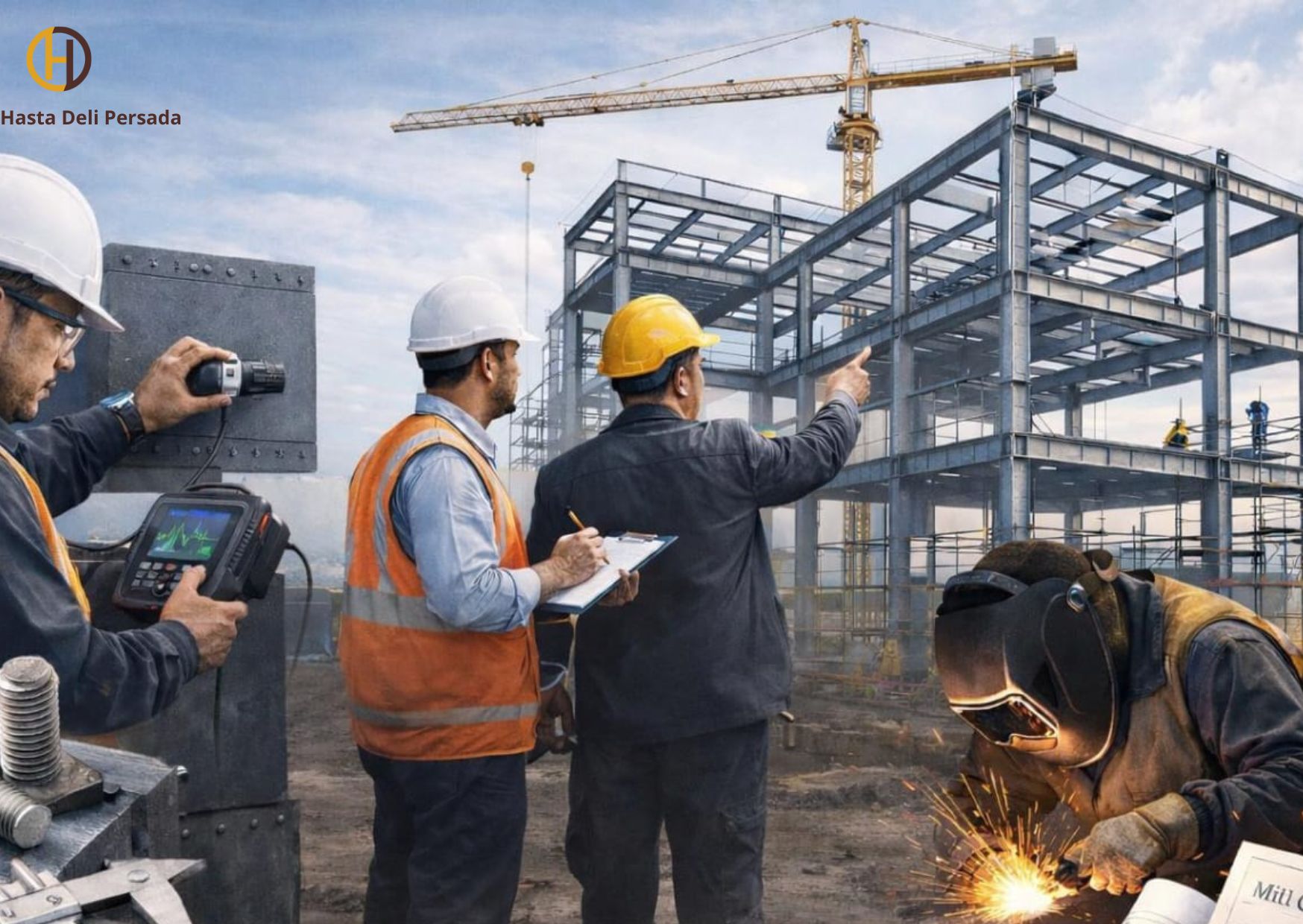 QC dan QA dalam Proyek Struktur Baja: Apa Saja yang Dicek? | HDP