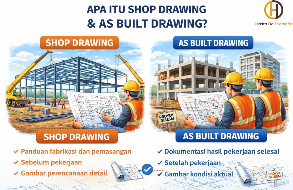 Apa Itu Shop Drawing & As Built Drawing dalam Proyek Konstruksi? | HDP