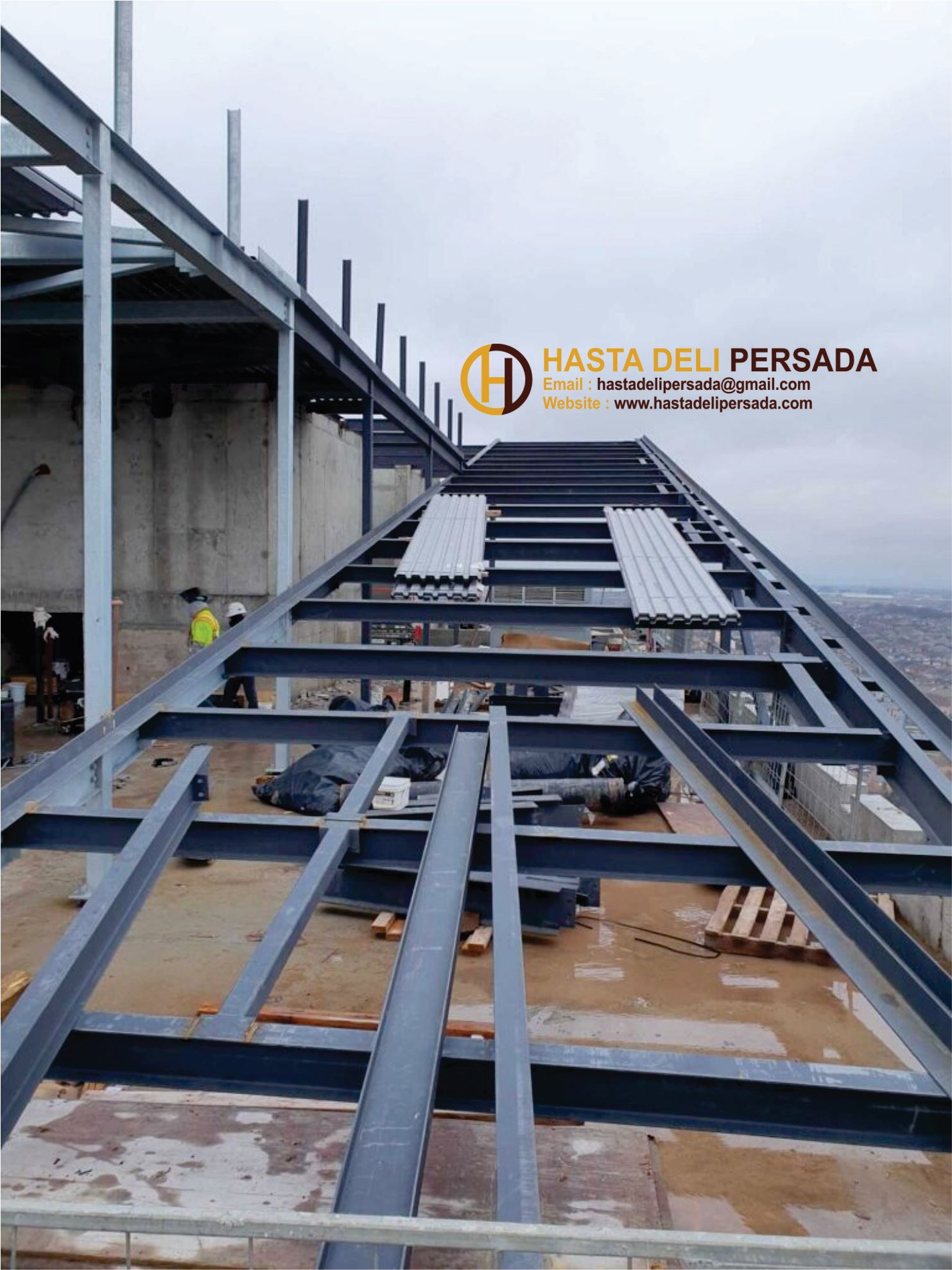 Konstruksi Baja Mempercepat Pembangunan Pabrik