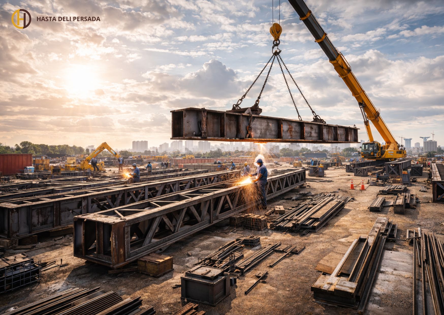 Jasa Fabrikasi Baja Medan untuk Proyek Gedung & Industri | HDP