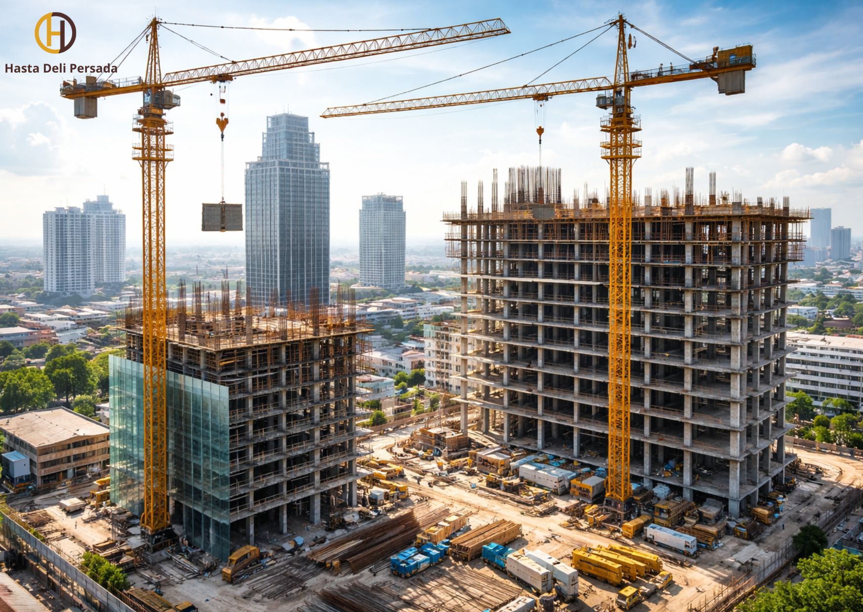 Konstruksi Gedung Bertingkat di Sumatera Utara dengan Perencanaan Matang | HDP