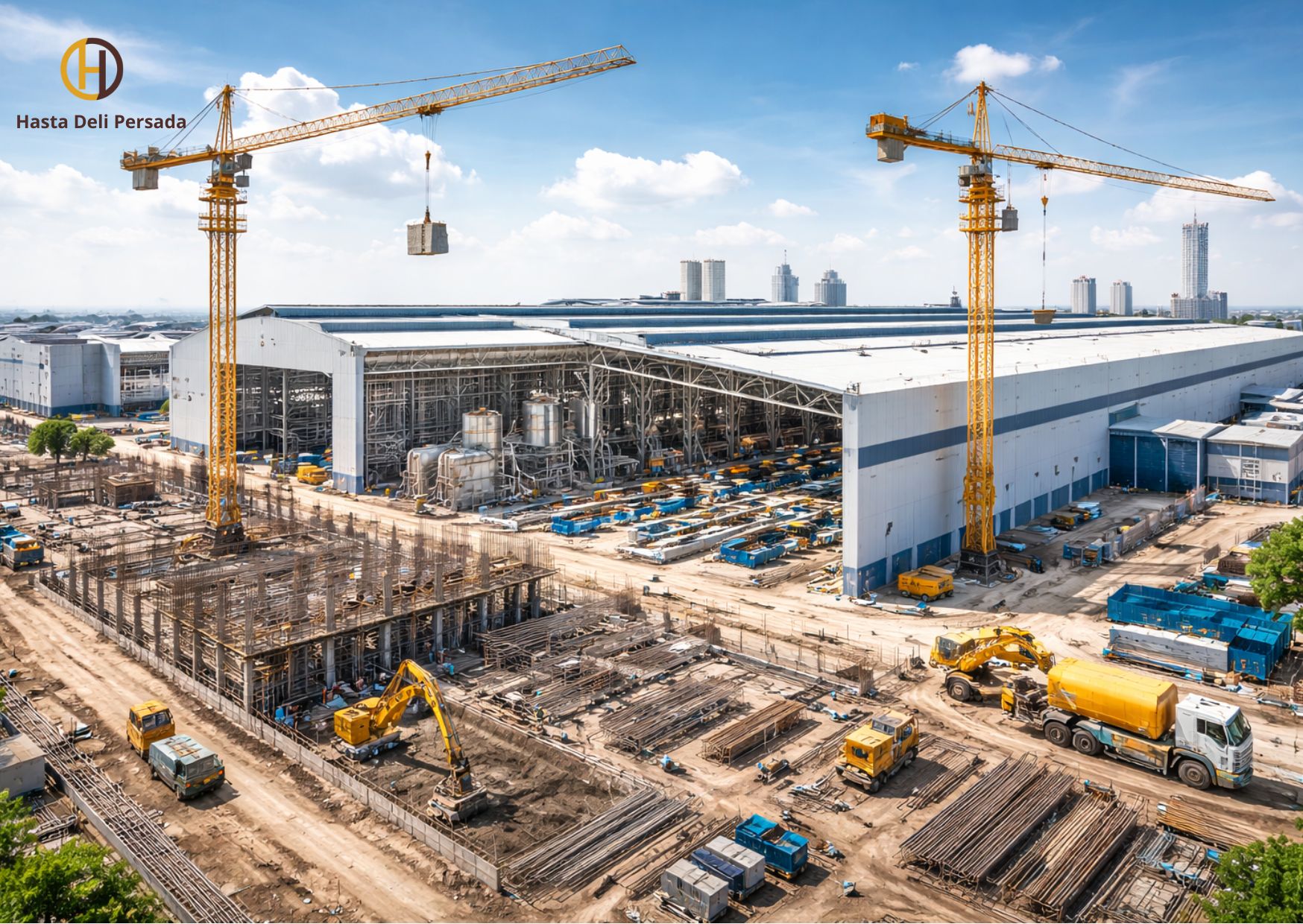 Jasa Pembangunan Pabrik di Medan dengan Standar Industri | HDP