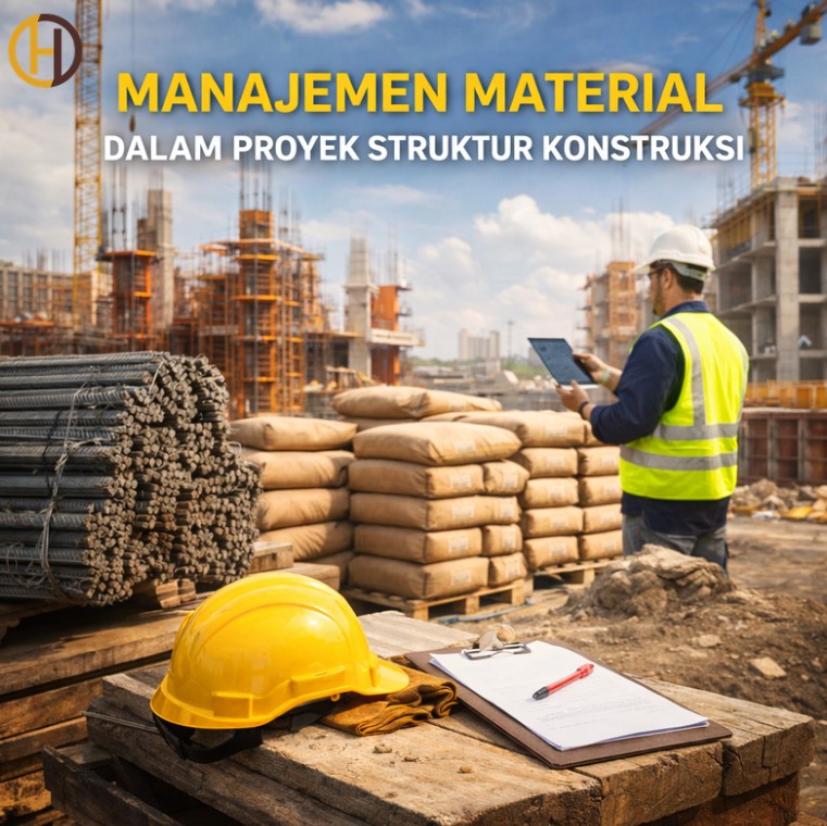 Manajemen Material dalam Proyek Struktur Konstruksi | HDP