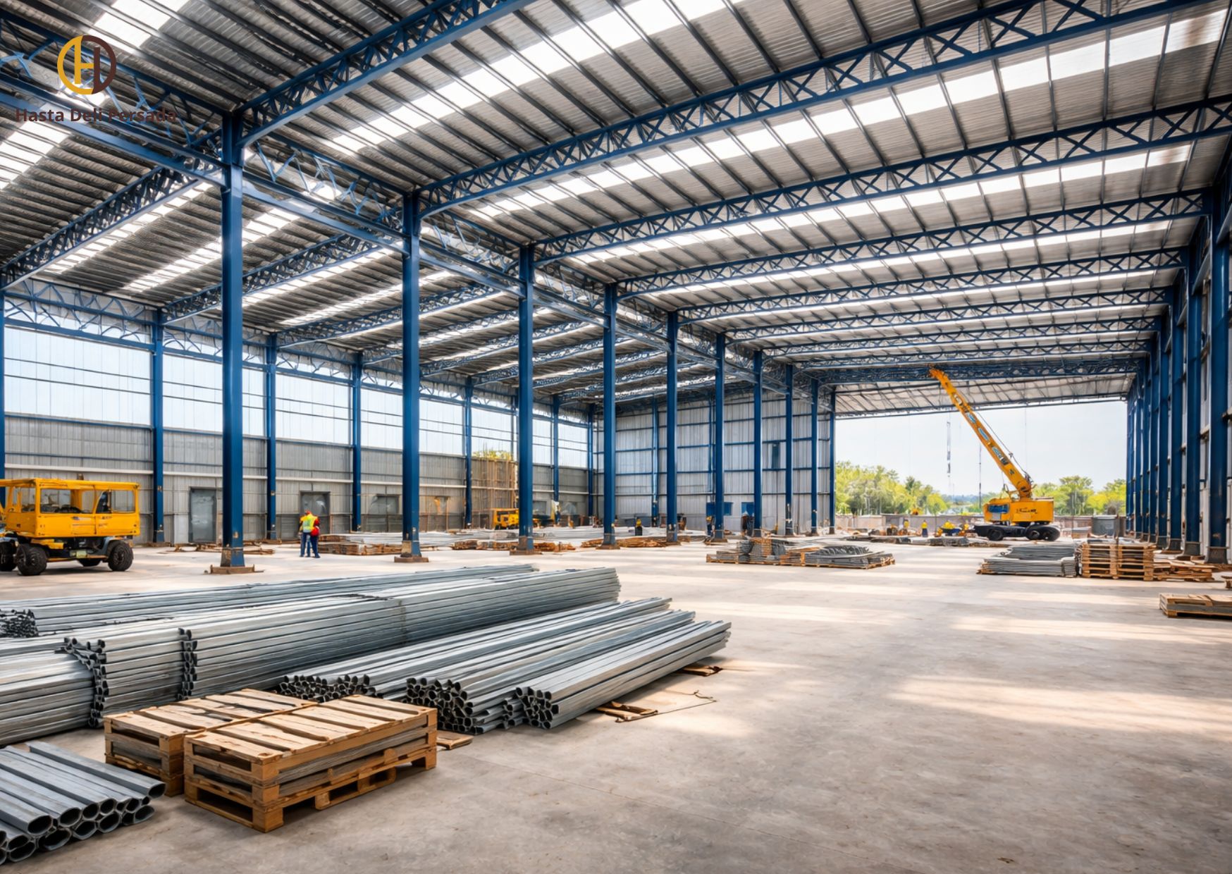 Jasa Pembuatan Gudang Baja Profesional di Medan | HDP